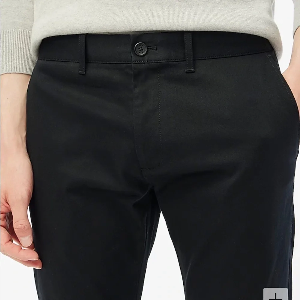 J crew Slim-fit flex chino pant black